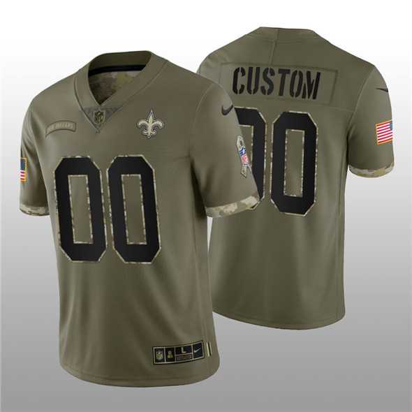 Men's New Orleans Saints ACTIVE PLAYER Custom 2022 Olive Salute To Service Limited Stitched Jersey,We sell and wholesale Men's New Orleans Saints ACTIVE PLAYER Custom 2022 Olive Salute To Service Limited Stitched Jersey on line form chian!